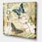 Designart - Inspirational Butterflies Love - Cottage Premium Canvas Wall Art